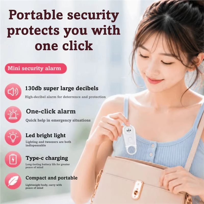 비상 경보기 키링, 휴대용 개인 안전 경보기, 큰 소리 - Personal Alarm Keychain 리뷰 및 가격