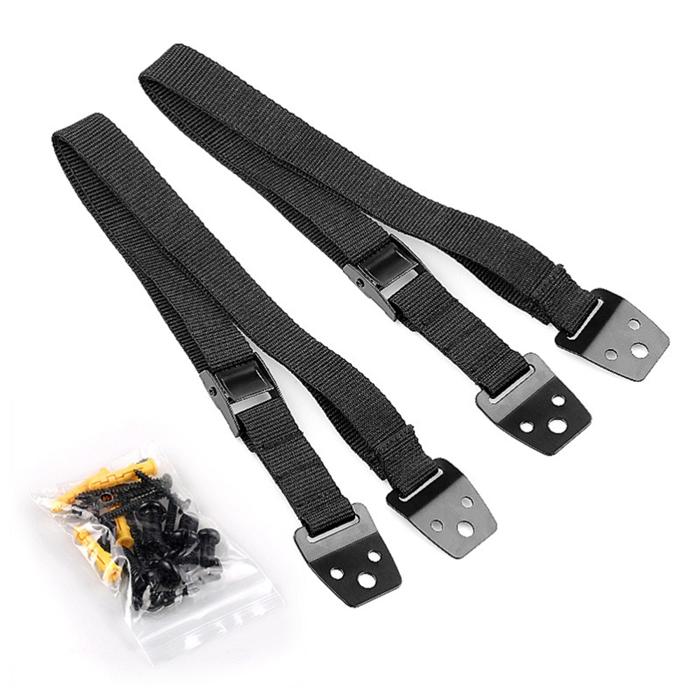 2개입 내구성 있는 나일론 가구 앵커 블랙 시트벨트 최 - Earthquake Anchor Strap 리뷰 및 가격